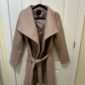 Forever 21 Tan Women's Belted Coat